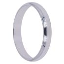 18ct White Gold Wedding Band 4mm