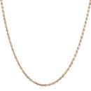9ct Yellow Gold Rope Twist Chain 22"