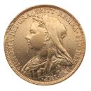 1893 Victoria Old Head UK Full Sovereign Coin