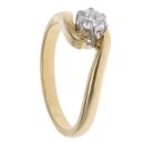 18ct Yellow Gold 0.50ct Brilliant Cut Diamond Solitaire Ring