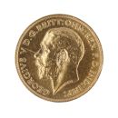 1912 George V Large Head UK Half Sovereign Coin