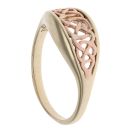 9ct Yellow And Rose Gold Celtic Knot Clogau Ring