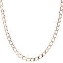 9ct Yellow Gold Curb Chain 20"