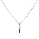 9ct Yellow and White Gold Fancy Pendant And Chain 16"