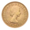 1968 Elizabeth II First Portrait UK Full Sovereign Coin