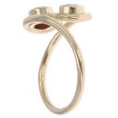 18ct Yellow Gold 0.25ct Diamond And Ruby Ring