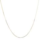 18ct Yellow Gold Box Chain 18"