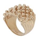9ct Yellow Gold Six Row Keeper Ring