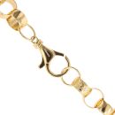Silver Gold Plated Patterned And Plain Belcher Chain 26"