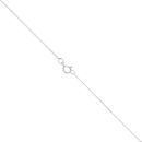 9ct White Gold Cubic Zirconia Cross Pendant and Chain 18"