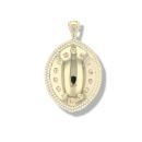 14ct Yellow Gold Crystal Medusa Pendant