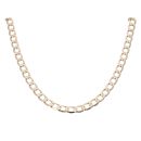9ct Yellow Gold Curb Chain 20"