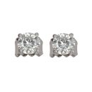 18ct White Gold 0.65ct Brilliant Cut Diamond Stud Earrings