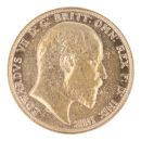 1902 Edward VII Large Head Australia Full Sovereign Coin