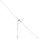 Sterling Silver Cubic Zirconia Duo Heart Pendant and Chain 16" by Icesia