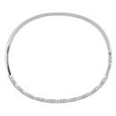 18ct White Gold 1.22ct Brilliant Cut Diamond Bangle