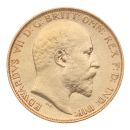 1902 Edward VII Large Head UK Half Sovereign Coin