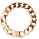 9ct Yellow Gold Curb Bracelet 9"