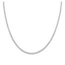 18ct White Gold 6.28ct Brilliant Cut Diamond Tennis Chain 18"