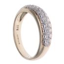 9ct Yellow Gold 0.15ct Brilliant Cut Diamond Fancy Ring