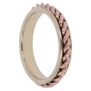 9ct Yellow and Rose Gold Clogau Wedding Band 3.7mm