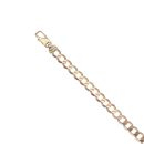 9ct Yellow Gold Curb Bracelet 8.5"