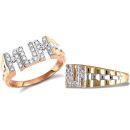 9ct Yellow Gold Cubic Zirconia Mum Ring