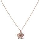 9ct Rose Gold 0.05ct Diamond Welsh Dragon Clogau Pendant and Chain 18"