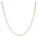 9ct Yellow Gold Square Curb Chain 20"