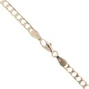 9ct Yellow Gold Square Curb Chain 20"