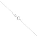 Silver Patterned Heart Locket And Chain 18" By Icesia