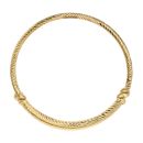22ct Yellow Gold Children's Patterned Expanding Bangle