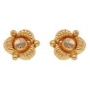 22ct Yellow Gold Star Burst Stud Earrings