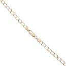 9ct Yellow Gold Square Curb Chain 20"