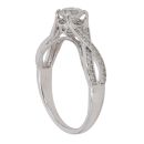 9ct White Gold 1.15ct Brilliant Cut Diamond Solitaire Ring