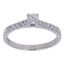 18ct White Gold 0.51ct Brilliant Cut Diamond Solitaire Ring