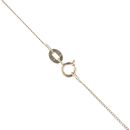 18ct Yellow Gold 0.15ct Diamond Solitaire Diamond Pendant and Chain 18"