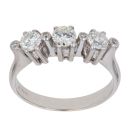 18ct White Gold 0.75ct Brilliant Cut Diamond Fancy Ring