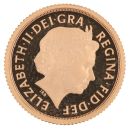 2012 Elizabeth II Fourth Portrait UK Quarter Sovereign Coin