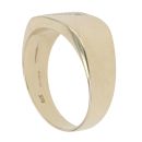 9ct Yellow Gold 0.10ct Diamond Signet Ring