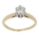 18ct Yellow Gold 0.50ct Diamond Solitaire Ring