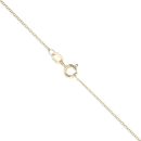 9ct Yellow and Rose Gold Cubic Zirconia Circle Pendant and Chain 20"