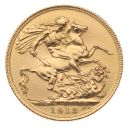 1913 George V Large Head UK Full Sovereign Coin