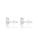 9ct White Gold Lab Grown Diamond Pear Shaped Earrings Studs G VS