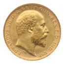 1908 Edward VII Large Head UK Half Sovereign Coin