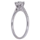 18ct White Gold 0.50ct Princess Cut Diamond Solitaire Ring
