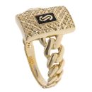 14ct Yellow Gold Monaco Classic Plain Signet Ring