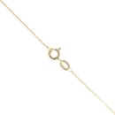 9ct Yellow Gold 0.25ct Brilliant Cut Diamond Cluster Pendant And Chain 18"