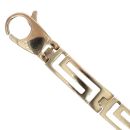9ct Yellow Gold Greek Key Bracelet 7"