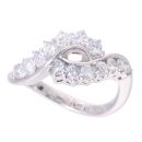 18ct White Gold 1.25ct Fancy Diamond Ring
